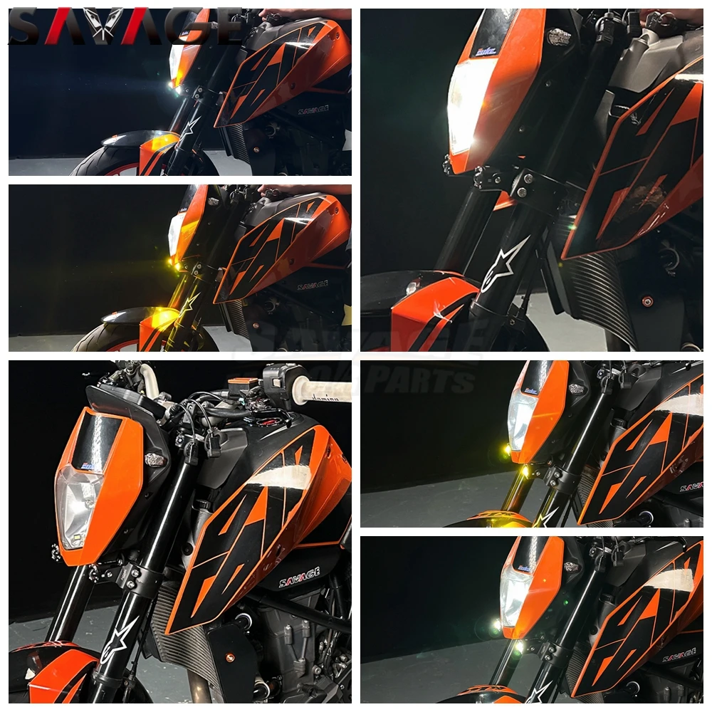Motorcycle Led Fog Lights For 690 Duke/R DUKE690 2014-2018 Auxiliary Lights LED Spot Driving Fog Lights Fog Lamps Super Bright