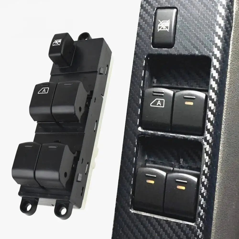 Front Left Power Window Switch Control Button 25401-EB30B for Qashqai J10, JJ10 2007 2008 2009 2010 2011 2012 2013 2014 2015