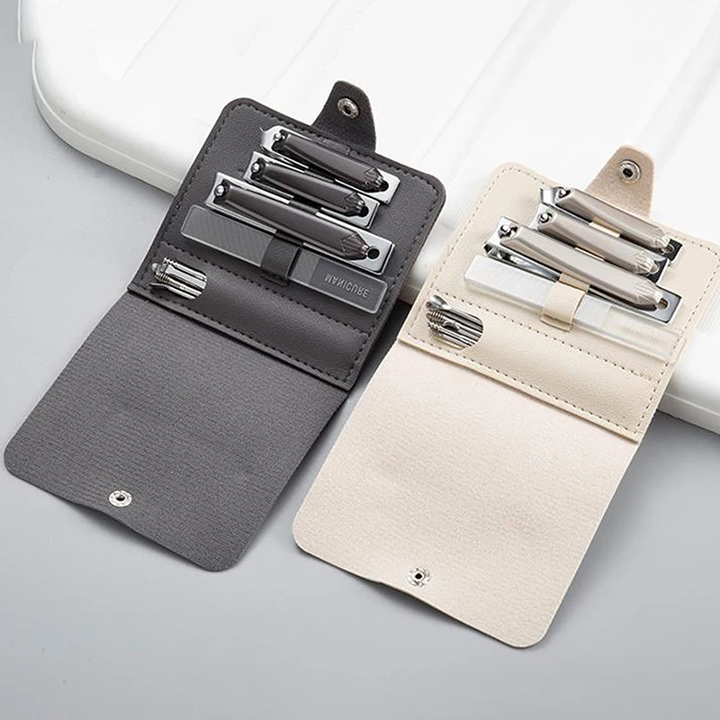 10 pçs cortador de unhas de aço carbono e pedicure conjunto para unhas e unhas dos pés ferramentas beleza profissional manicure kit corte