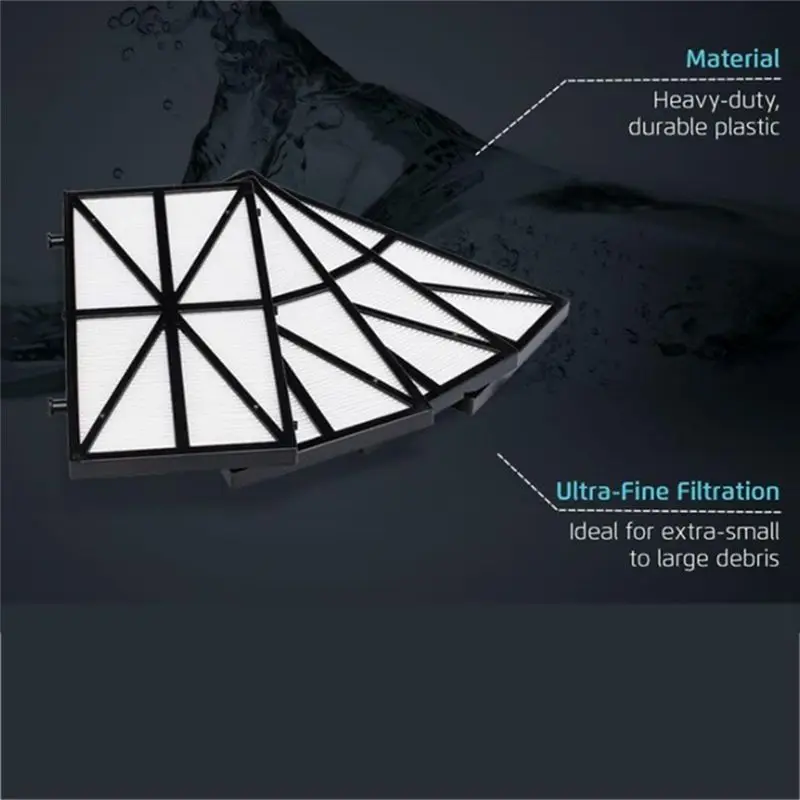 HOES-4Pcs Ultra-Fine Filter Panels For Dolphin Robot Pool Cleaner Filter Cartridge RCX701019991432-R49991433-R49991425