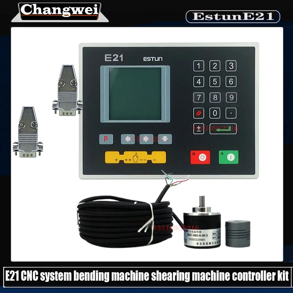 Estun E21 Cnc System Bending Machine Shearing Machine Controller Supports Single-step/Multi-step Programming Moving Axis