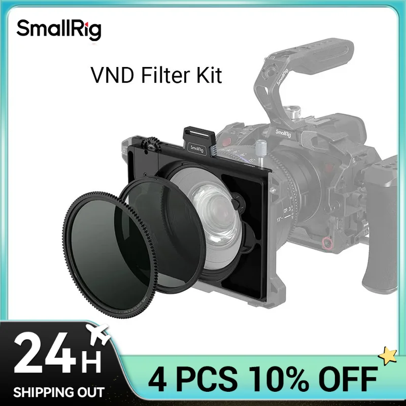 SMALLRIG VND Filter Kit,Featuring 8 Stops,Variable Neutral Density Including 2 CPL Detachable Magnetic Circular-Polarizing Lens