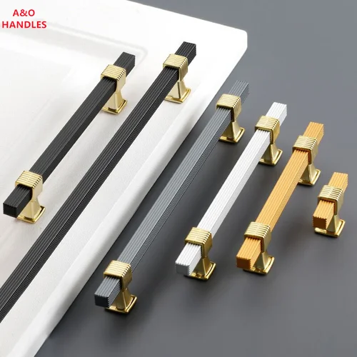 Manijas para cajones, muebles de armario, manijas de cocina para perilla de gabinete, puerta, cajón, muebles, perilla de cocina, moderna, sencilla, ligera, de lujo