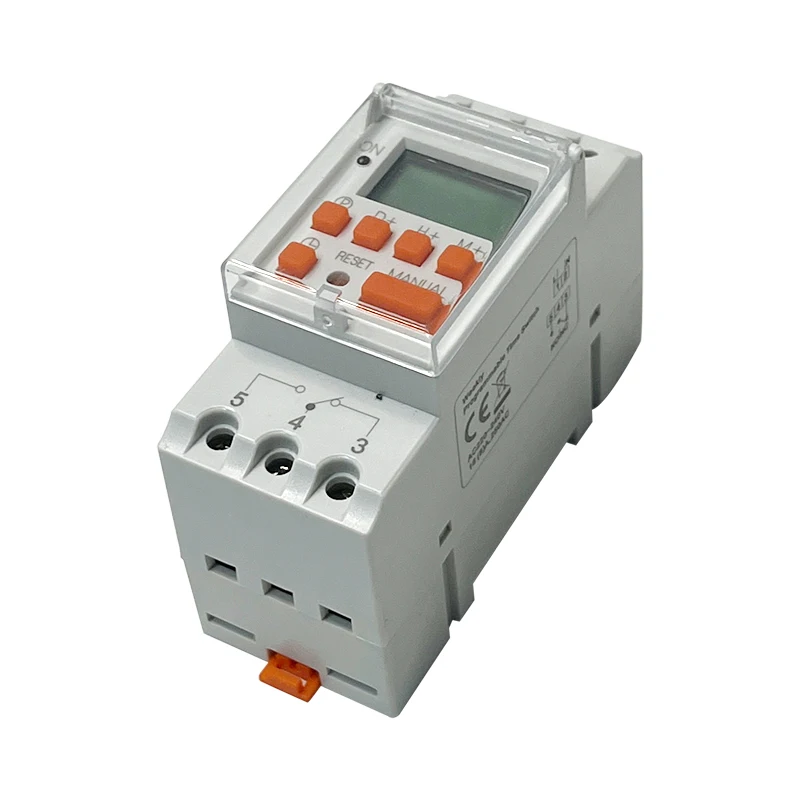 Imagem -02 - Interruptor Digital do Atraso do Tempo Interruptor do Trilho do Ruído Temporizador do Relé 220 v Controle Astronômico do Tempo