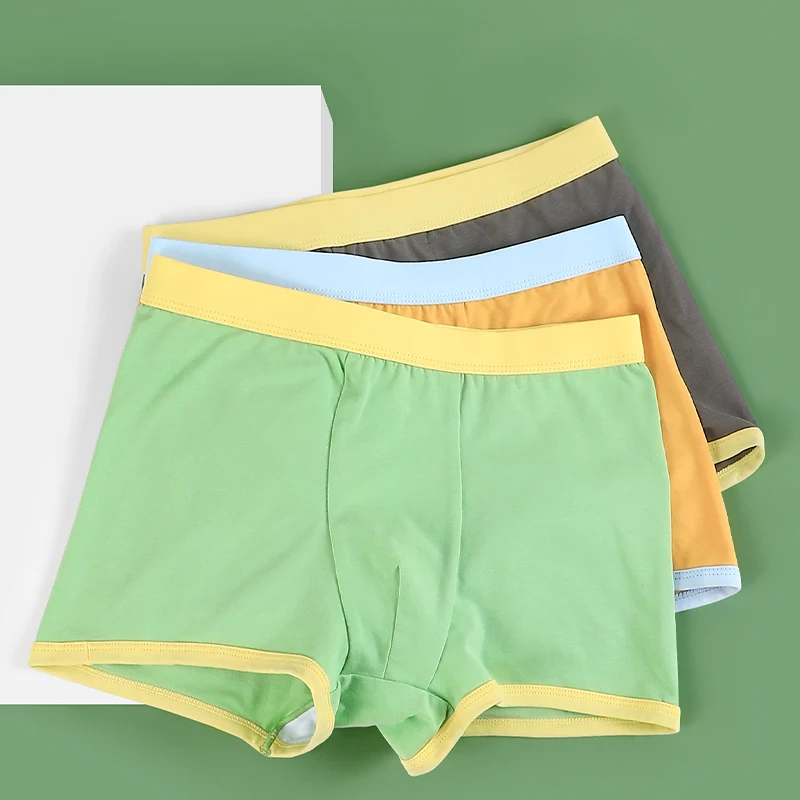 

Boys' Pure Cotton Antibacterial Underwear, 100% Pure Cotton for Children. Baby Boxer Shorts, Thin Style. Boxer Shorts for Little