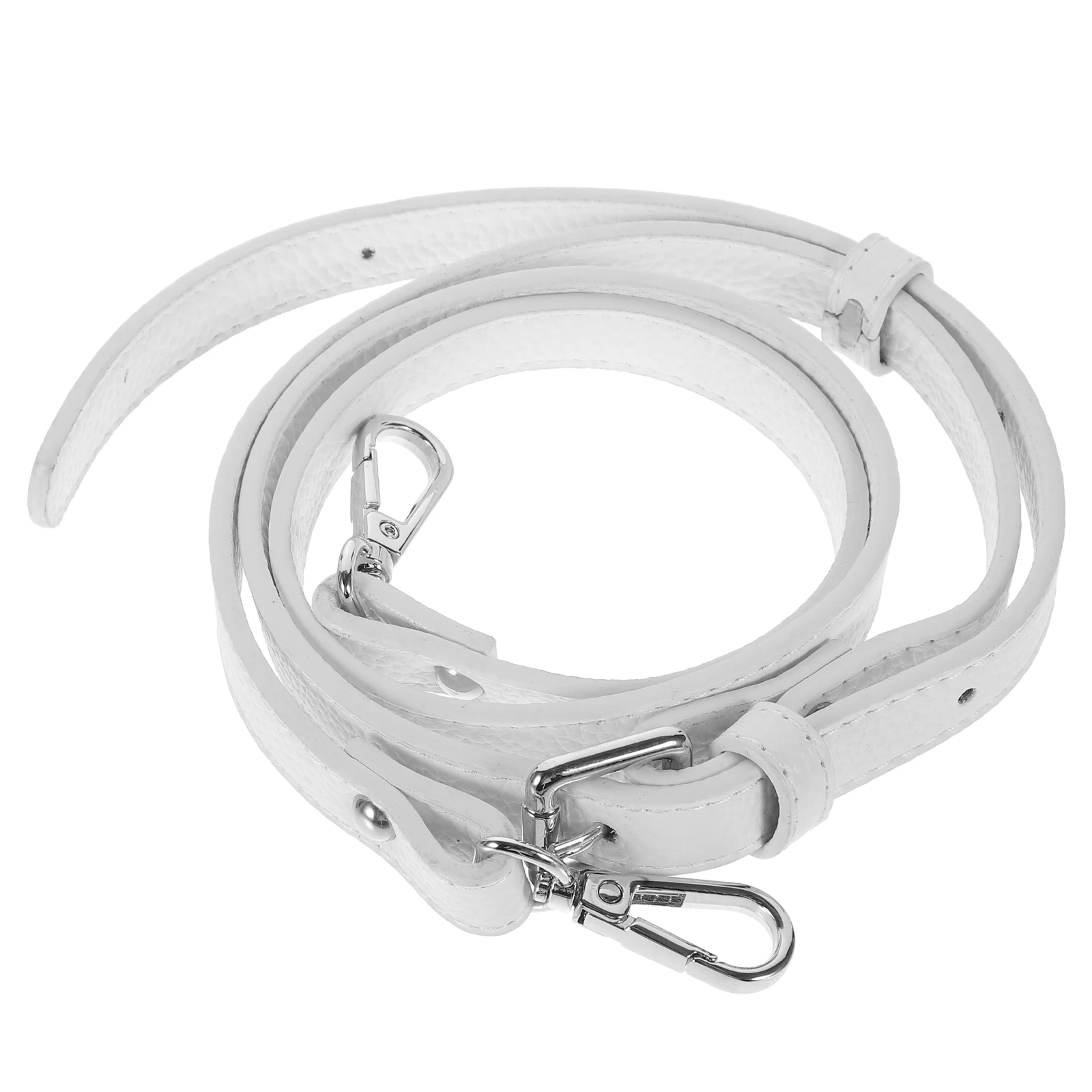 

Adjustable Shoulder Strap White Bag Replacement for Women PU Material Crossbody Gym Travel Messenger Briefcase Strap