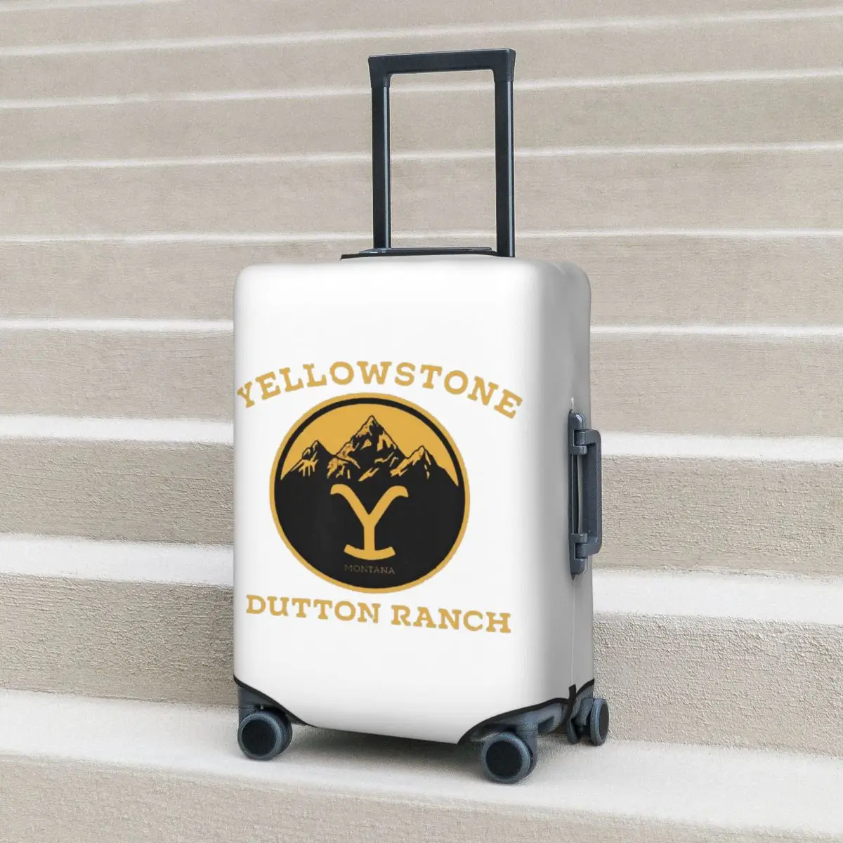 

Yellowstone Dutton Ranch Suitcase Cover Protection Elastic Travel Luggage Protector Covers for 18-32 Inch