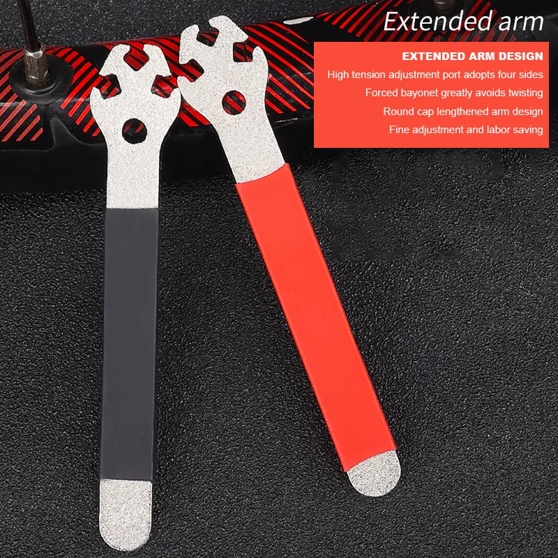 Stainless Steel Mountain Bicycle Spoke Wrench Anti-slip MTB Bicycle Bike Rim Wheel Spoke Wrench Tension Correction Repair Tools