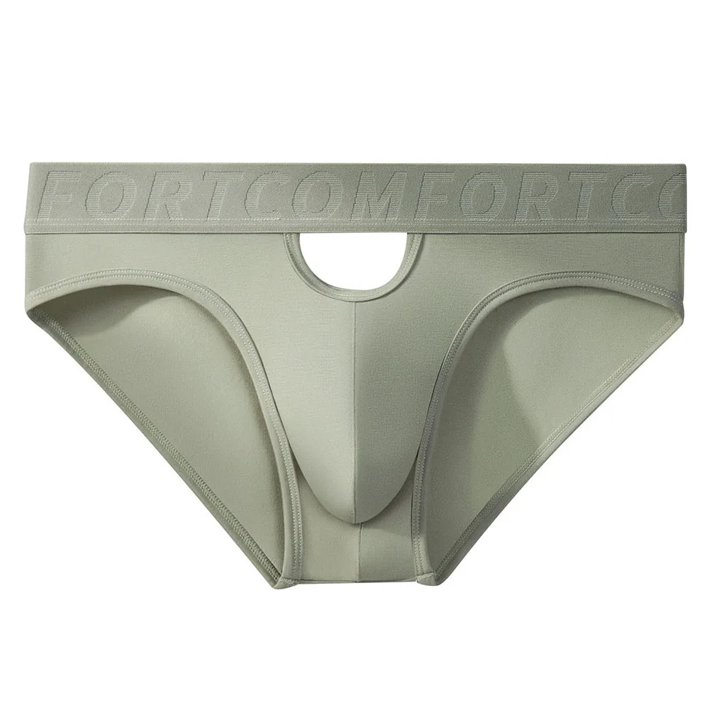 Men Soft Skin-friendly Briefs Hollow Bulge Pouch Breathable Underwear Panties Breathable Bottoms Top  Brief Boys' Underwear