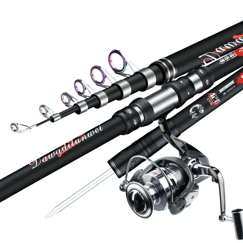 Sea Fishing Rod,Throwing Rod Combination,Telescopic Fishing,Ultra Hard,Long Range Throwing Rod,Sea Rod Arm,Can Be Extended