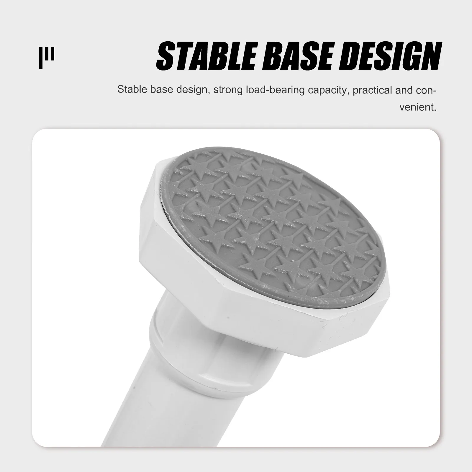 

Adjustable Tension Curtain Rod Stainless Steel Telescopic 50-80cm Strong Load Bearing Multiuse for Windows Doors Clothes Drying