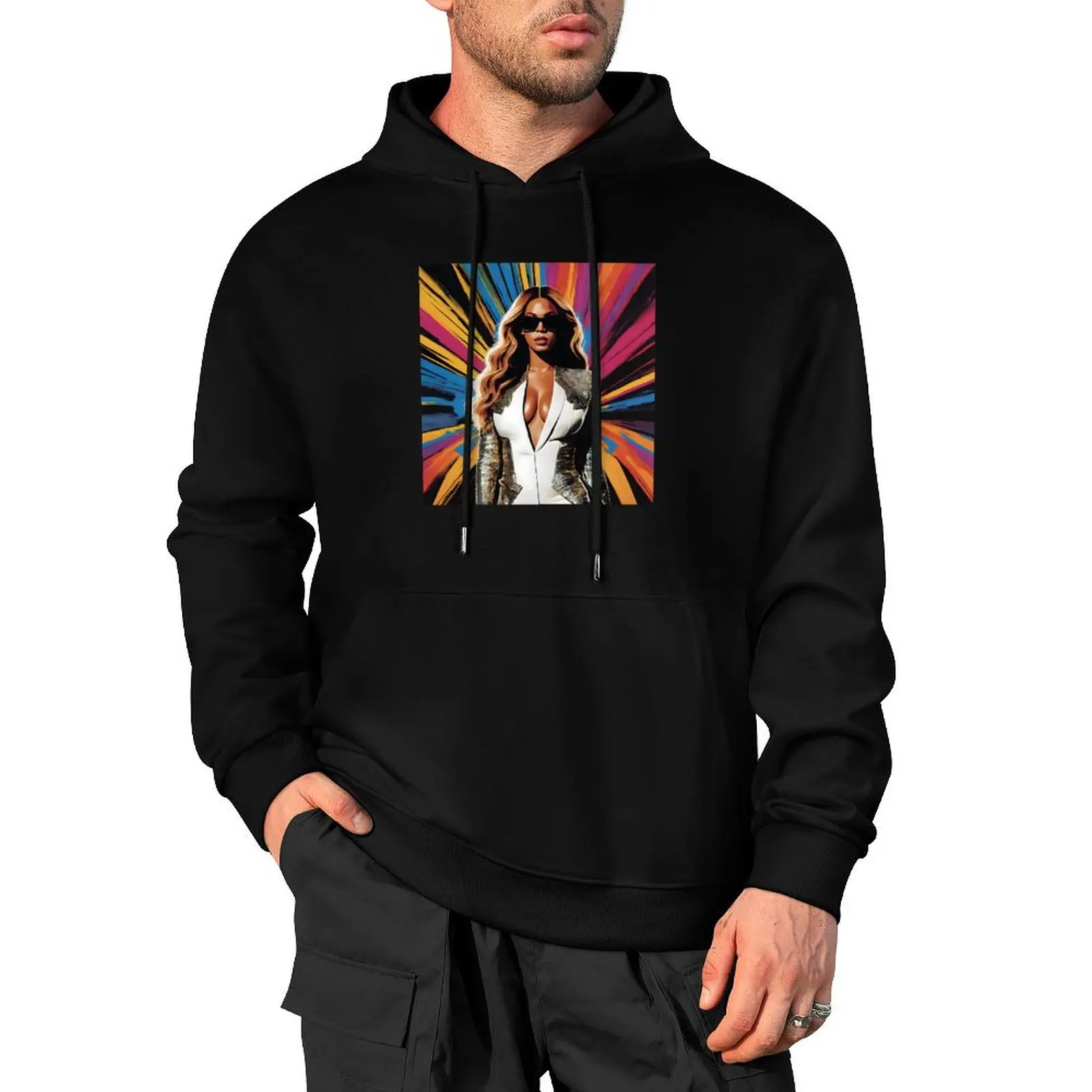 

Beyonce Portrait v2 Pullover Hoodie autumn clothes aesthetic clothing men's sweat-shirt hoodie oversize