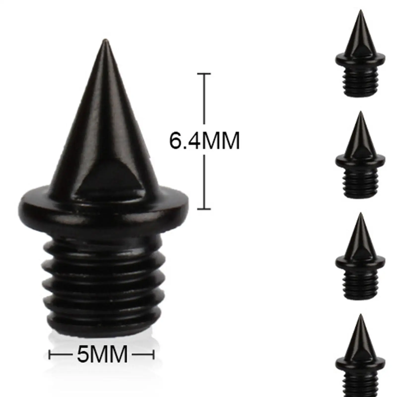 20x clavos para zapatos de pista, repuesto resistente para práctica de carrera corta al aire libre