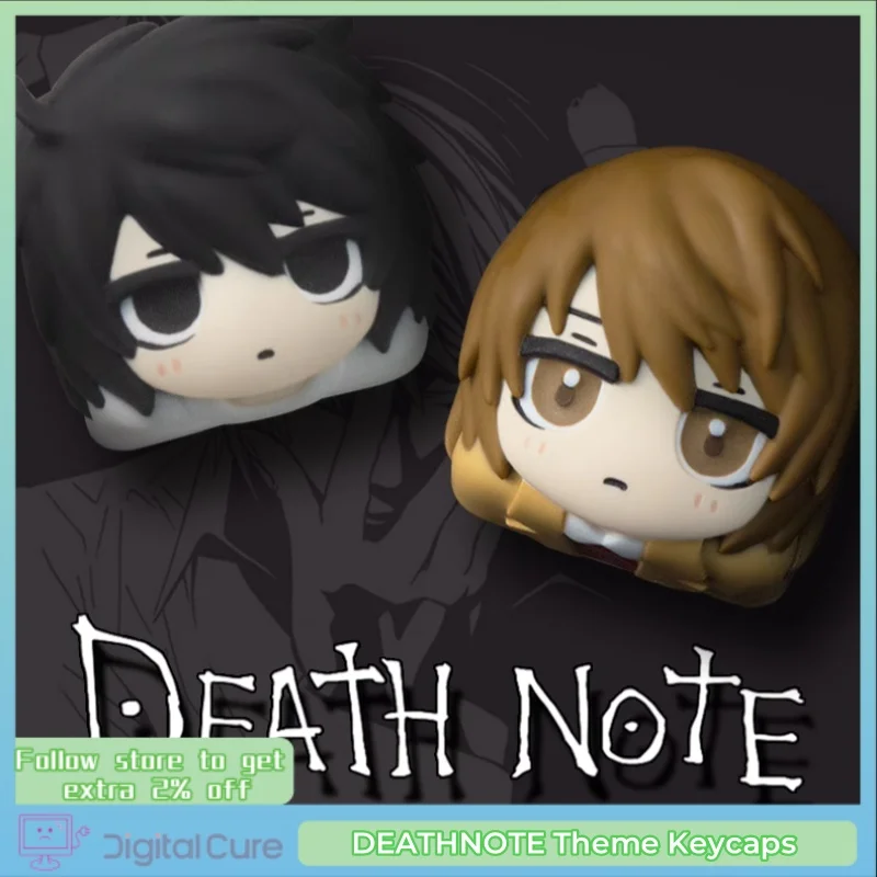 DEATHNOTE Theme Keycaps 1pcs Anime Character Yagami Light L · Lawliet Keycaps Mechanical Keyboard Keycaps Resin Gift Esc