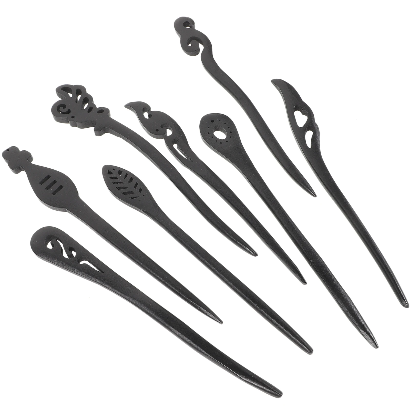 

8pcs Hair Chopstick Accessories Wood DIY Handmade Vintage Bun Hair Sticks for Women Wedding Party Prom