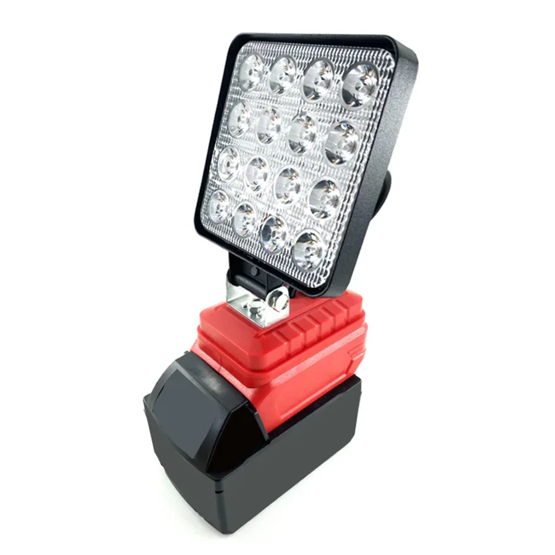 Imagem -05 - Polegada Ferramenta Lâmpada Led Luzes de Trabalho para Milwaukee 14.4v18v Bateria de Lítio Portátil ao ar Livre Tocha Elétrica Lanterna Spotlight 4