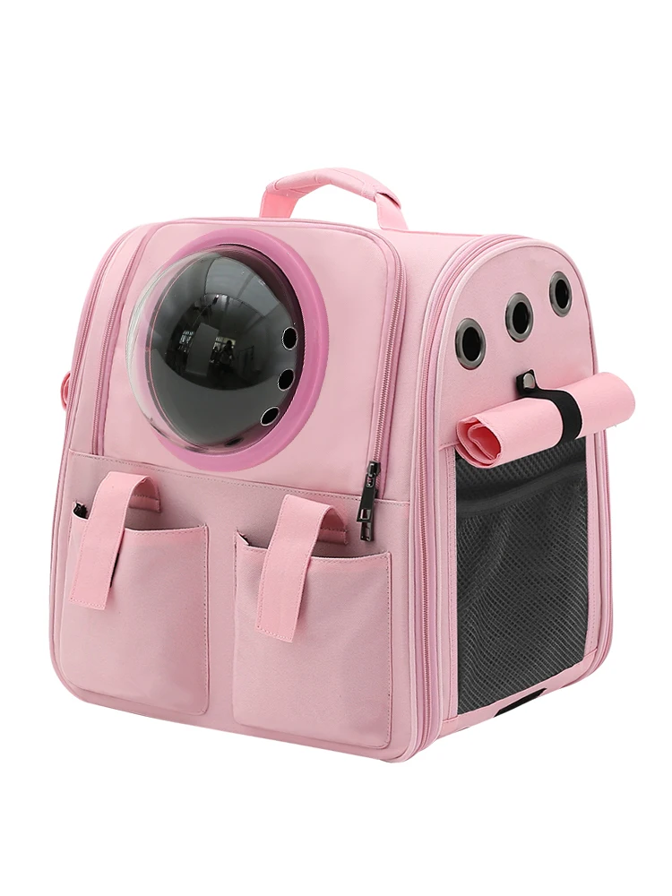 

Cat Bag Portable Fashion Pet Backpack Large Capacity Cat School Bag Portable Space Capsule Dog Bag Breathable Cat