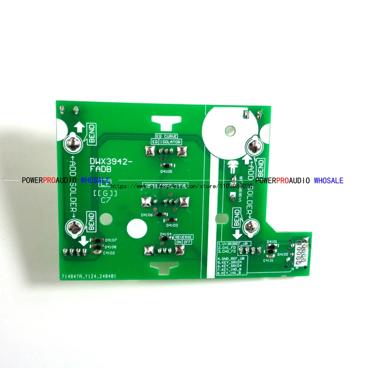 REPLACEMENT For Pioneer DJM 450 Channel 1 Channel 2 Fader FADB Assembly DWX3942