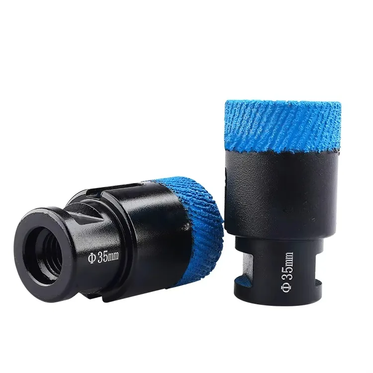 

Professional matrix Diamond Drill Bit Set for Precision Glass/Ceramic/Tile - Ordered Grit Coolant Holes