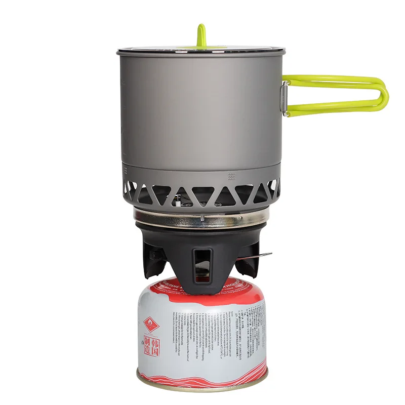 

Integrated Cooking System Stove Heat Recovery Outdoor Camping Heat Collection Stove Reactor Stove Camping Pot 1.2L 2023 hot sale