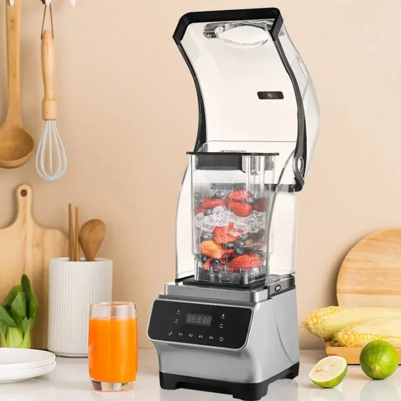 وصول جديد 1.8L الصناعية الثقيلة 2200W التجارية منخفضة الضوضاء خلاط تجاري صانع عصائر الجليد #6