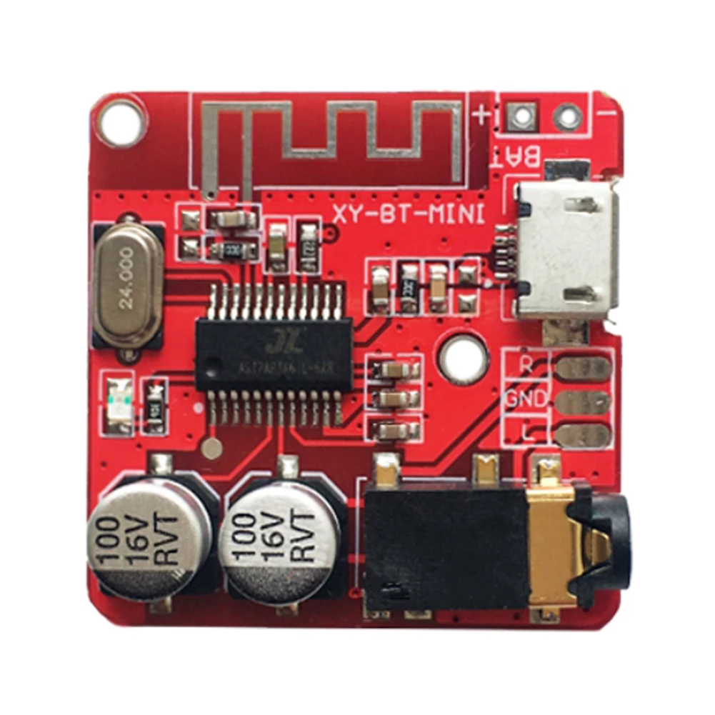 Bluetooth-compatible 5.0 Decoder Support MICRO USB Wireless Stereo Module Dual Channel Car Stereo Music Amplifier Module for DIY