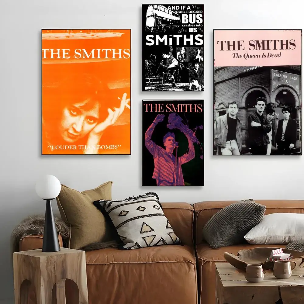 Stylish Melancholic Poetic T-The S-Smiths Poster retro art living room decoration bar Promotional