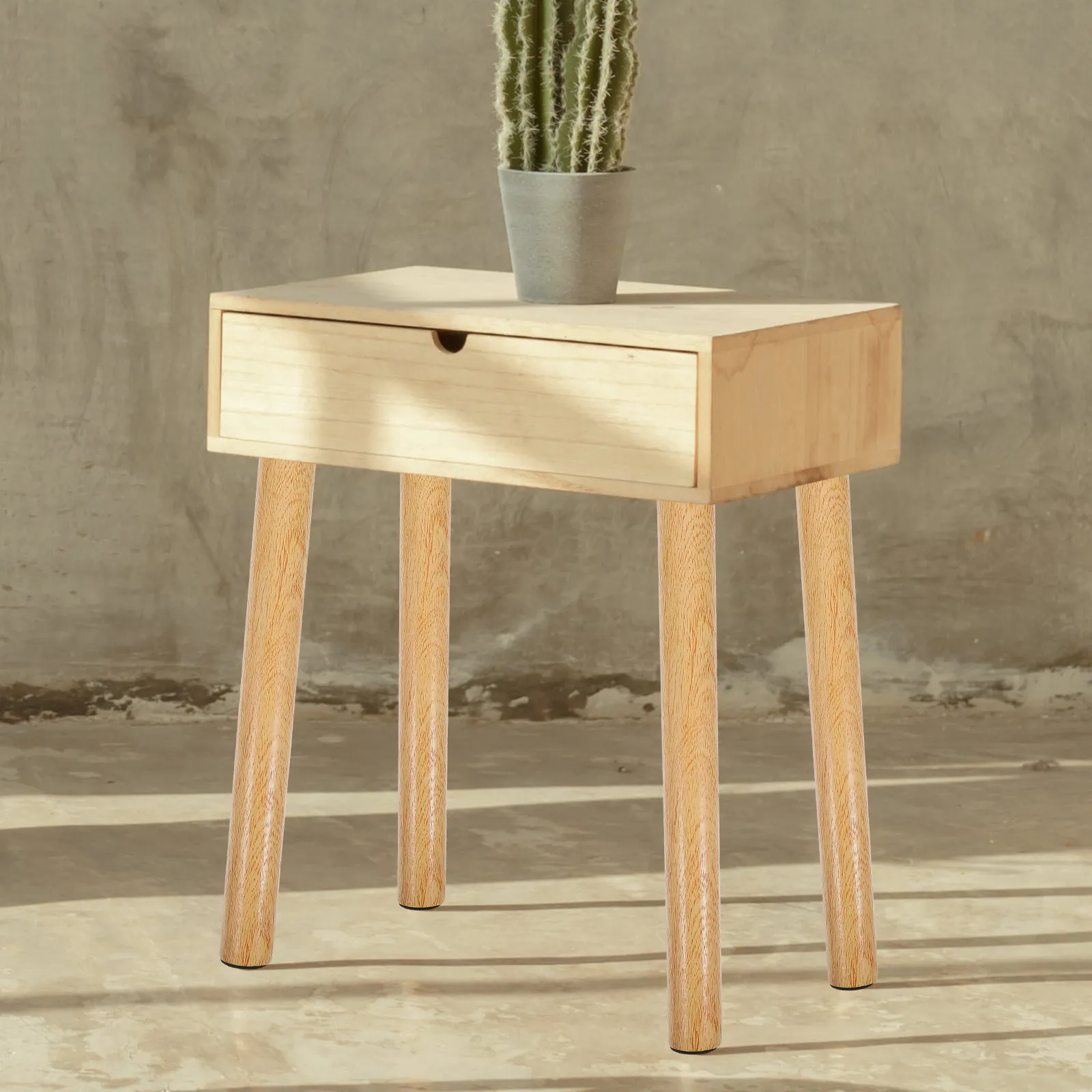 1Set Solid Wood Furniture Legs Set Smooth Burrs-Free Polished Table Leg Extenders for Chair Dresser Cabinet Bed Desk Sofa
