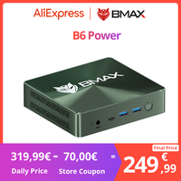 BMAX Mini PC B6POWER Intel Core I7-1060NG7 Windows 11 16GB RAM 1TB NVME SSD NVME_2280x2 HDMI USB Bluetooth Computer Type-c