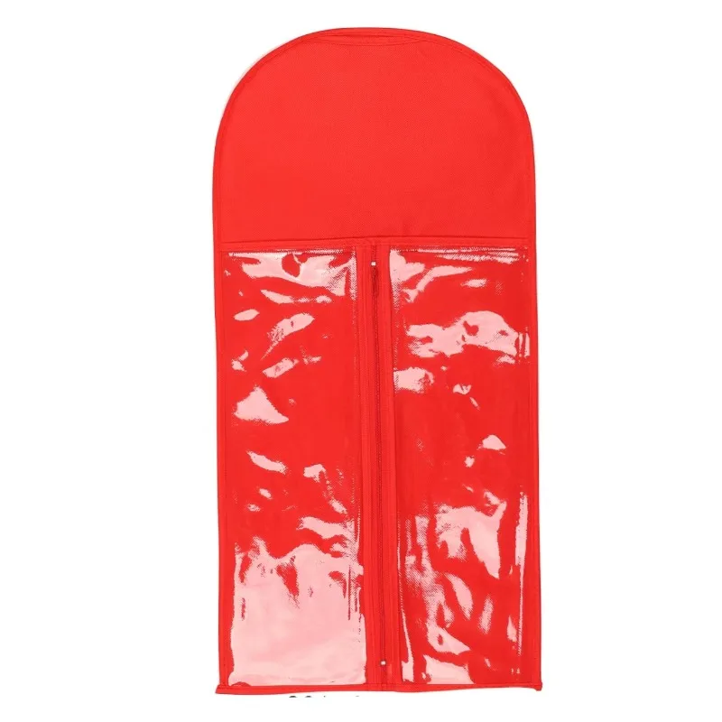 Wig Storage Bag Packaging Bag Dust Bag Portable Non-woven Bag with Hanger view 5