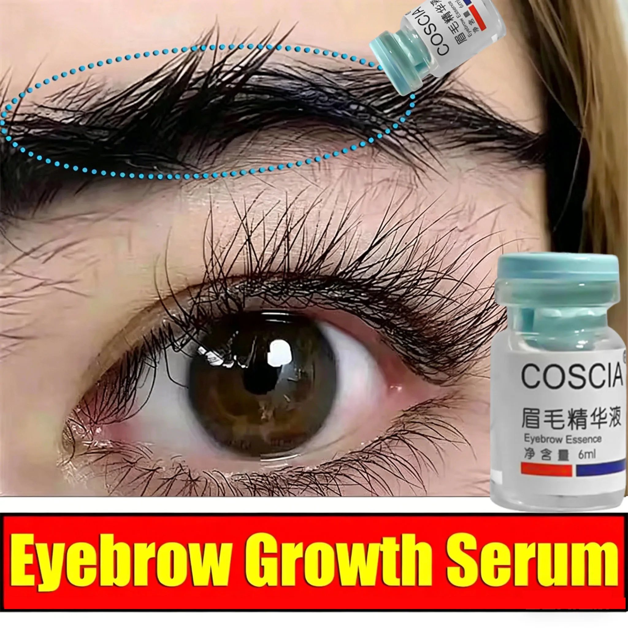 Eyebrows Growth Liquid Hair Fast Longer Fuller Thicker Usma Grass Serum Hair Loss Treatment Product Prevent Baldness Makeup New