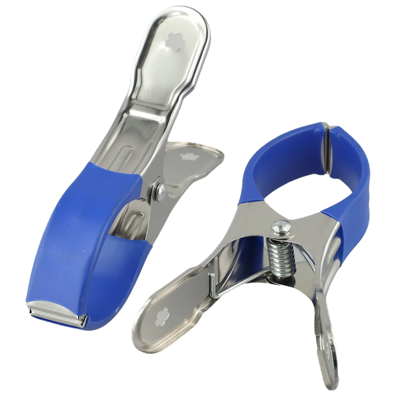 Pool Cover Clips 6/30PCS Stainless Steel Clip For Drying Clothes Sealing Snacks Windproof Scratch-Resistant Spring Clips