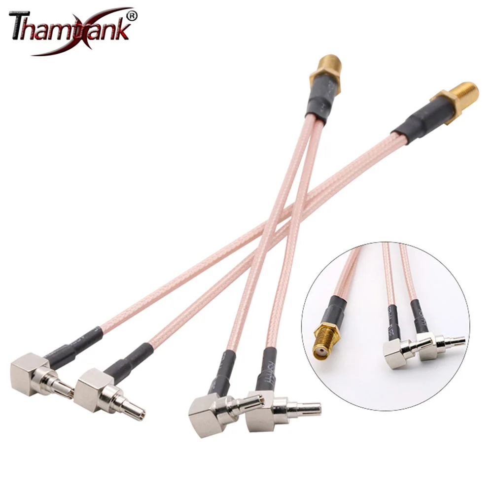 

10 шт. Y тип RG316 RF коаксиальный кабель косички 15 см SMA Женский к 2xCRC9 Splitter Combiner разъем для HUAWEI/ZTE 3G/4G