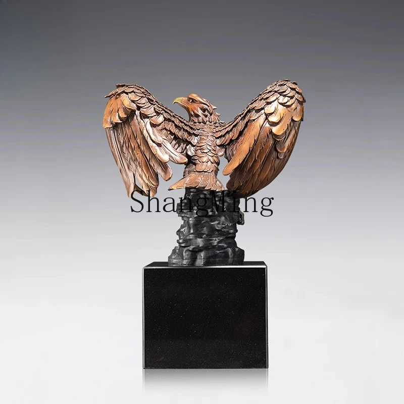 CL  Eagle Brass Ornament Company Opening Office Study Desktop Crafts
