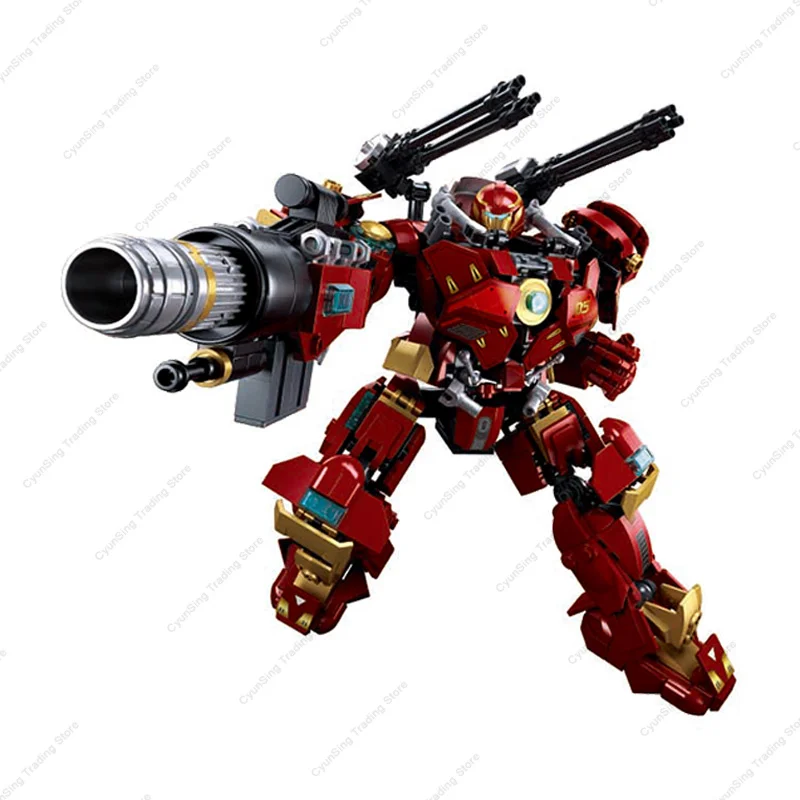 2023 Sluban Pacific RimSuper Mecha Bracer Phoenix Saber Athena Guardian Bravo Robot Building Blocks Bricks Model Sets Kids Toys