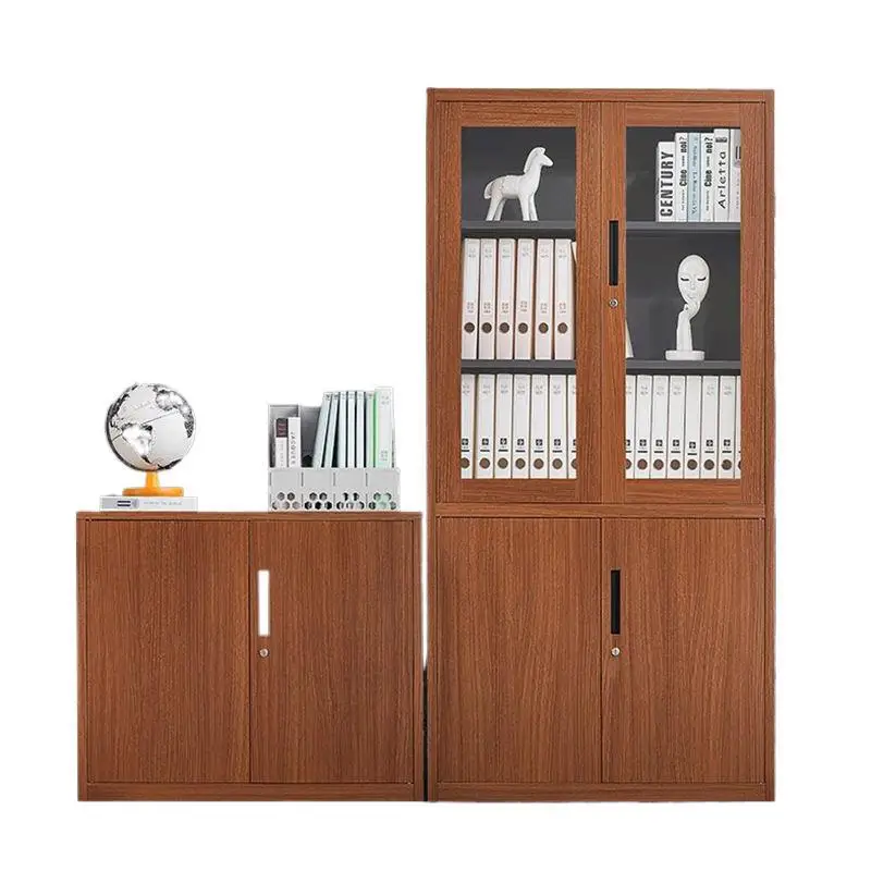 

Steel wood grain file cabinet, iron cabinet, office combination storage