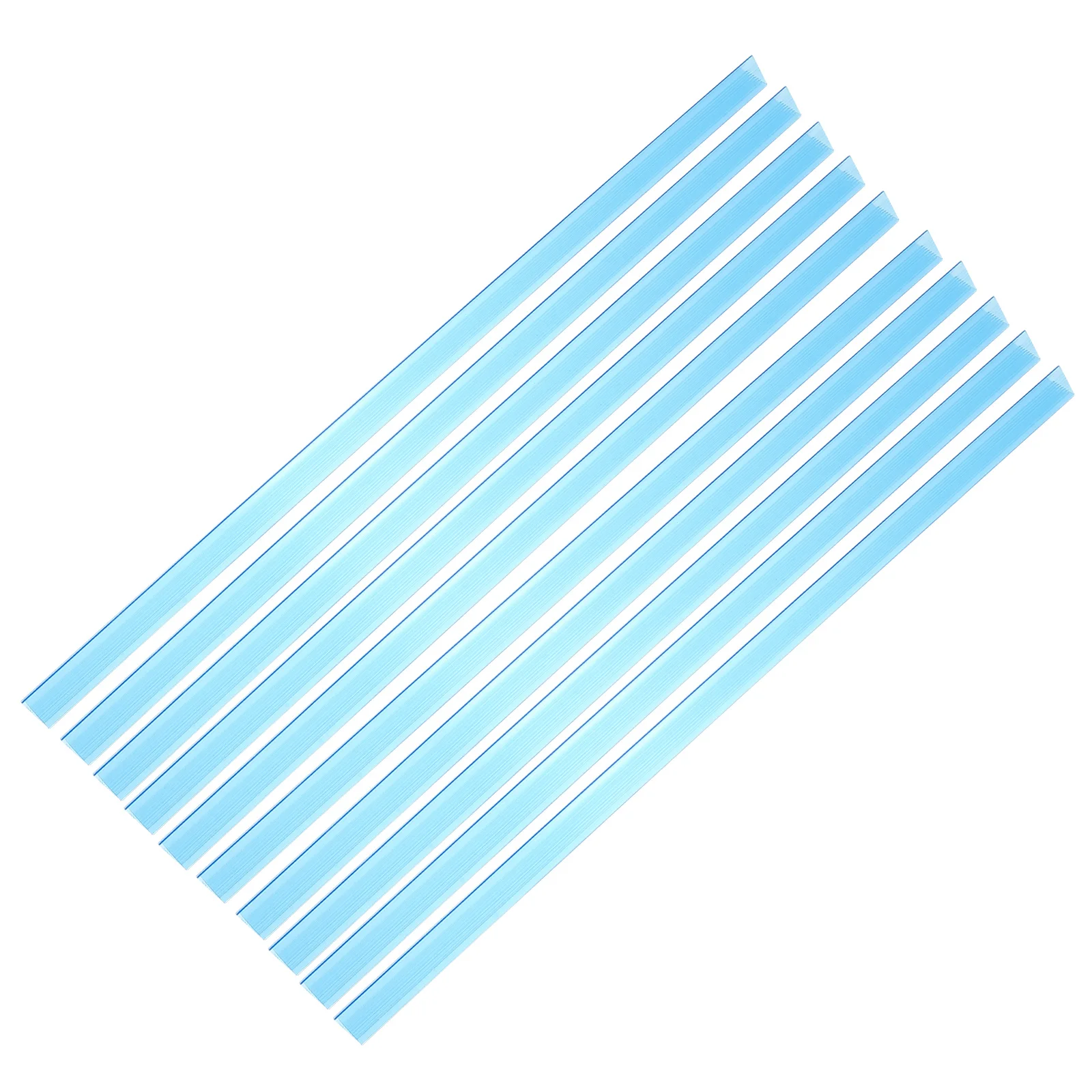 10Pcs Binding Bars Slide Grip Bright Color Design Strong Clamping ABS Multi-Functional File Storage Organizer