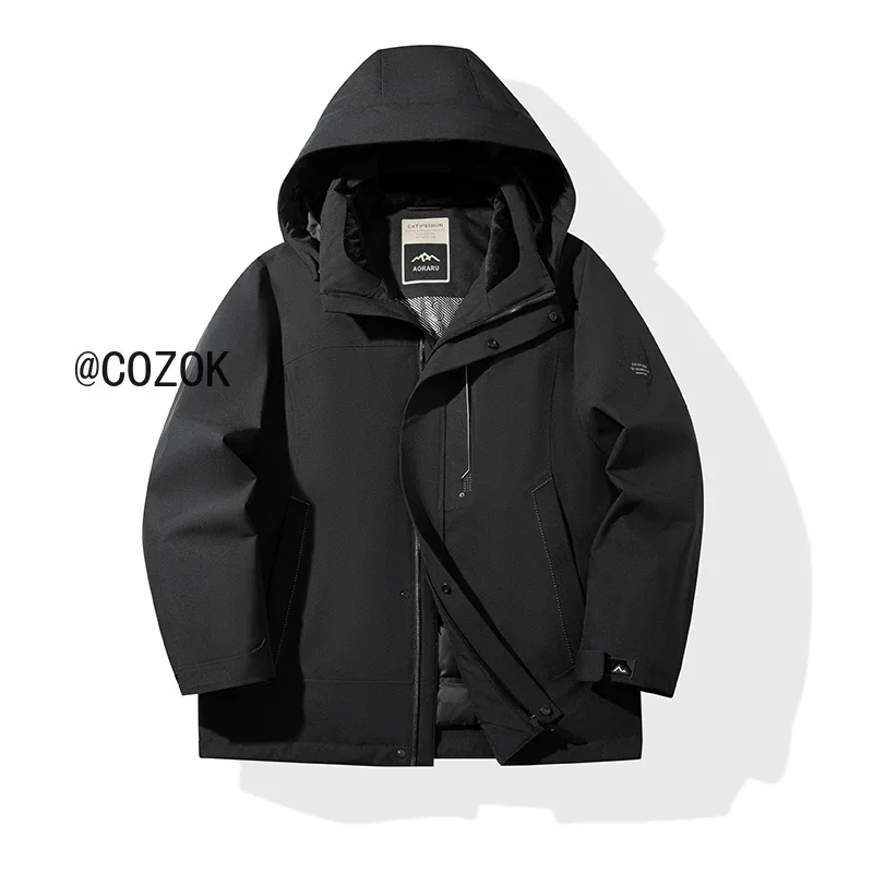 COZOK Designer Clothes Men Men's Winter Down Jacket Lightweight Padded Short Jackets Duck Male Padding Cold Coat