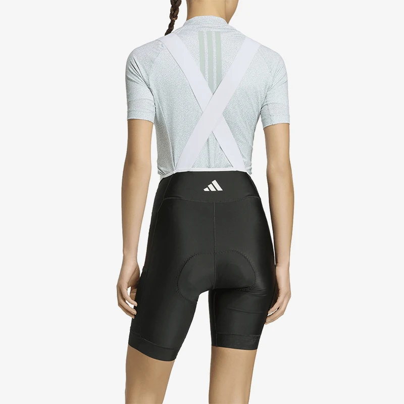 Adidas genuine new women's black gray bicycle slim fit riding pants KB9575