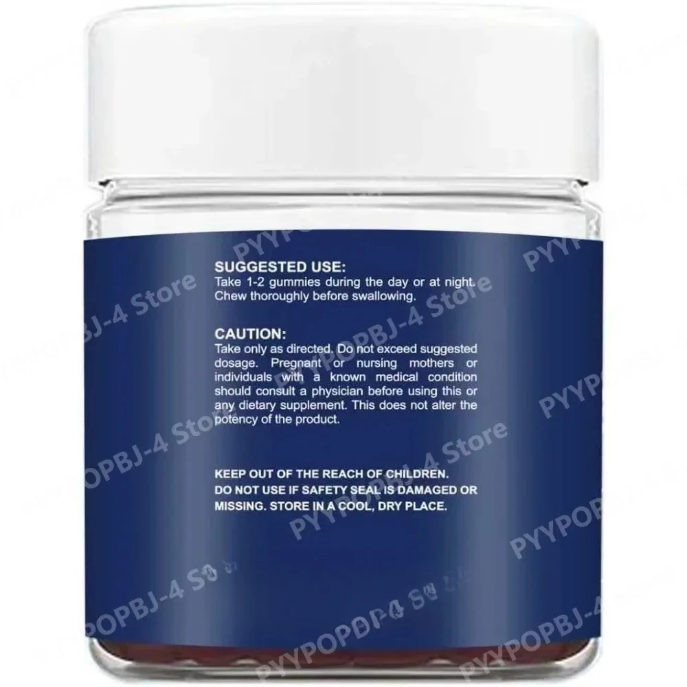 Magnesium Complex 14 in 1 Gummies with Ashwagandha L Theanine D3 Zinc Daily Nutrition Supplement Sleep Calm Support