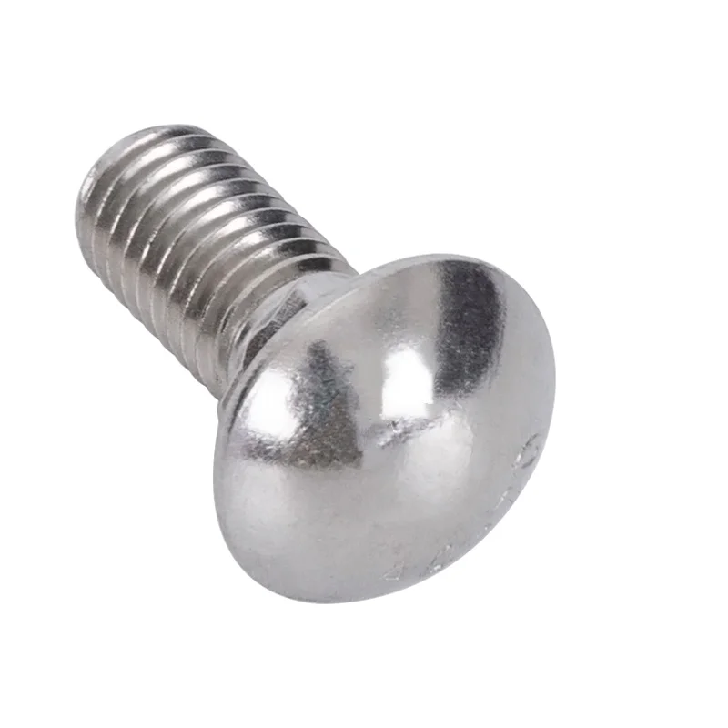 M6 M8 M10 M12 316 A4 Traliccio in acciaio inossidabile Testa tonda Collo quadrato Vite per carrello Bullone per allenatore a cupola