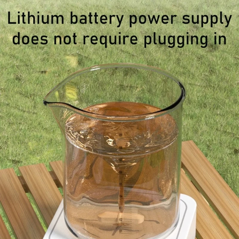 Electric Mixer Mini Stir Plate for Work Experiment Rechargeable