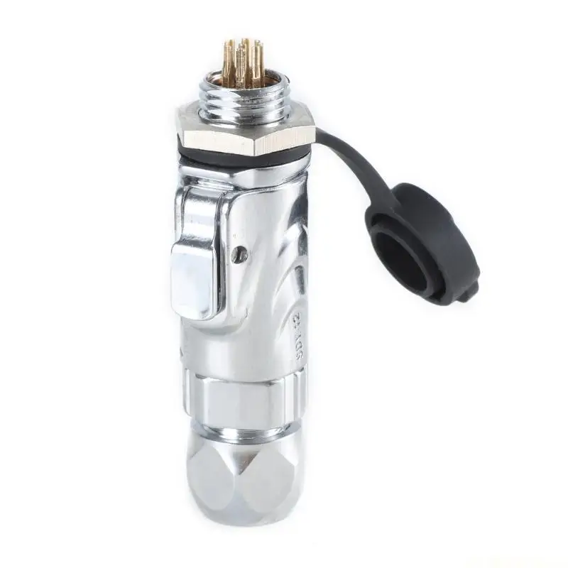 E56B LP12 Fast Screw Locking Aviation Connector and LP12 Outlet Full Metal Waterproof