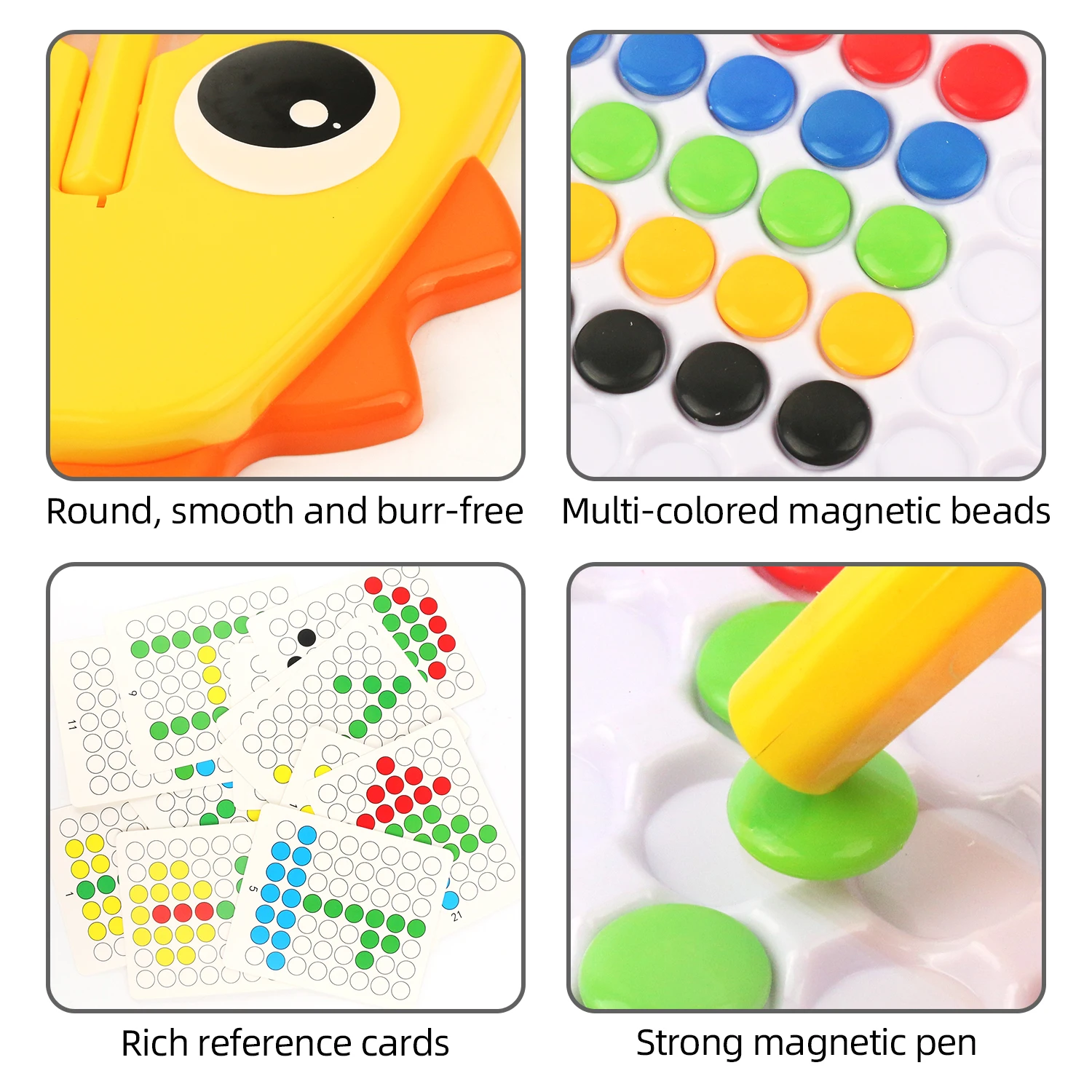 Magnetic Pen Drawing Board Children's Focus Magnetic Absorption Drawing Board Puzzle Toy Cartoon Shapes