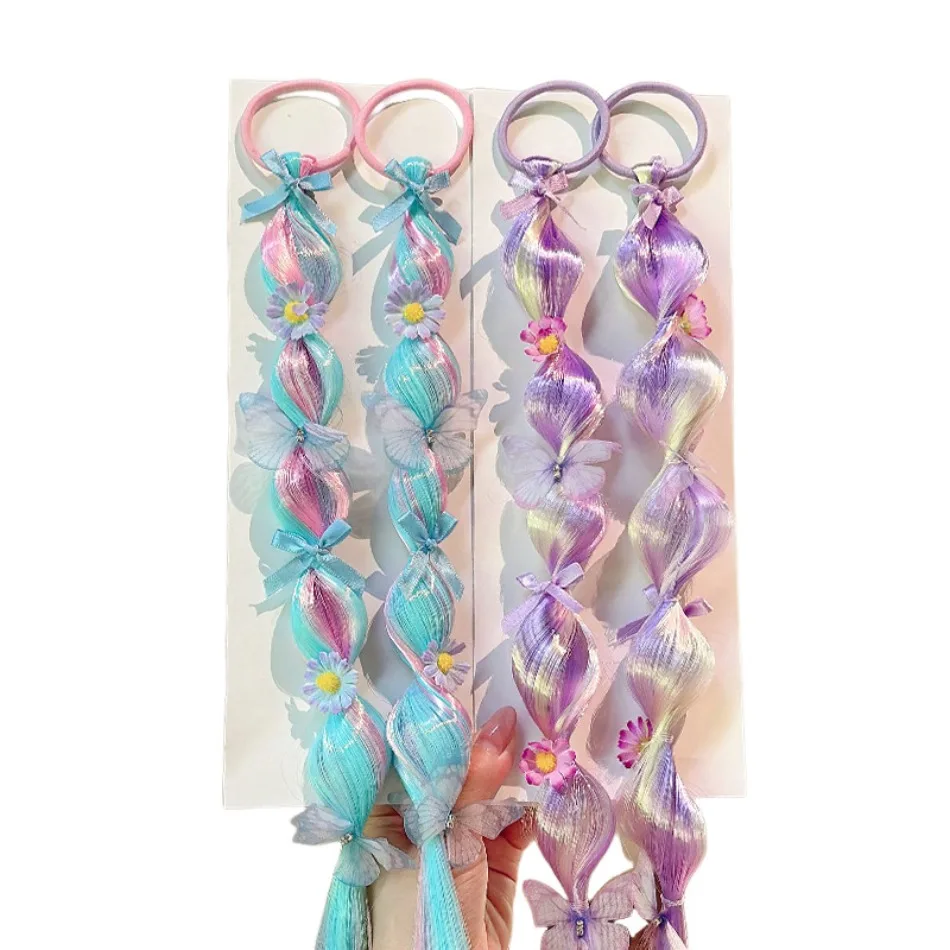 Perruque Enfant POUPEE RAIPONCE AVEC EXTENSIONS DE CHEVEUX CHANGEANTES