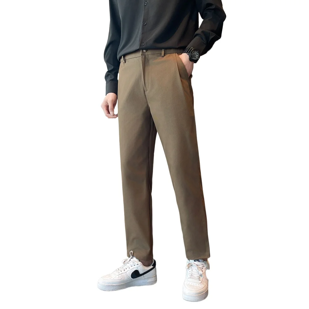 

Мужские модные брюки - всесезонные, струящиеся, немнущиеся, деловые, формальные, для повседневной носки, поездок на работу и комфортной работы