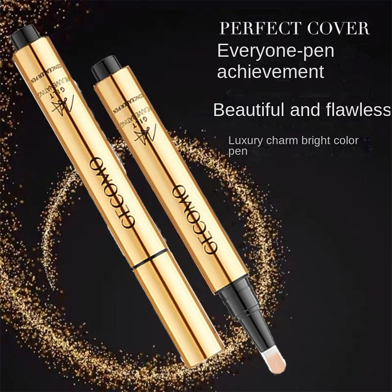 GECOMO Concealer Facial Foundation Liquid Dark Eye Circle Concealer Pen Spot Acne Perfect Skin Care Makeup Beauty Cosmetics 3.5G