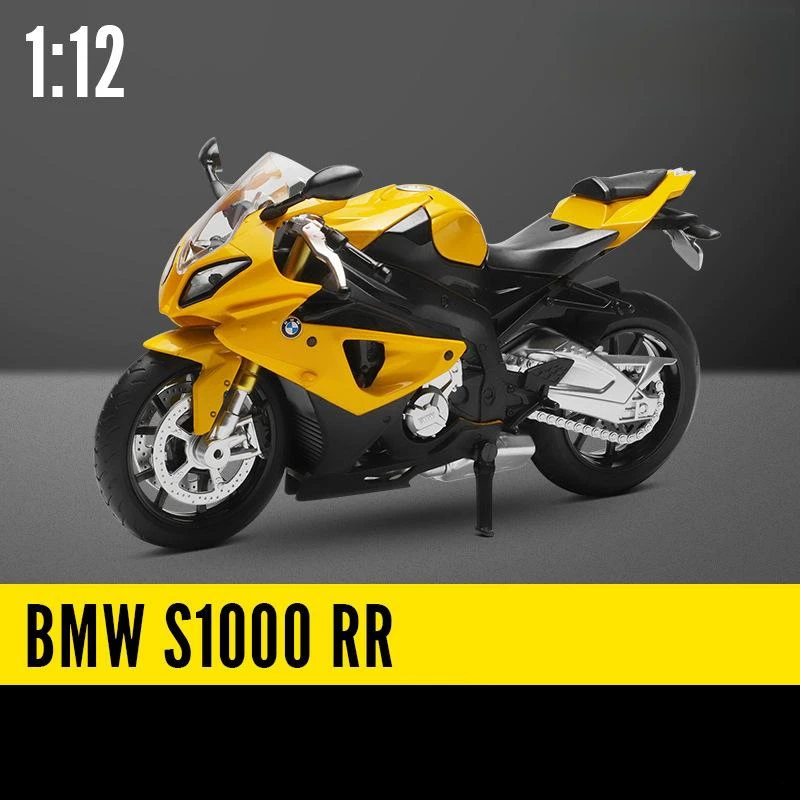 1/12 BMW S1000RR Motorrad Spielzeug 1:12 RMZ City Diecast Metal Racing Modell Super Sport Miniatur Sammlung Geschenk für Jungen Kinder