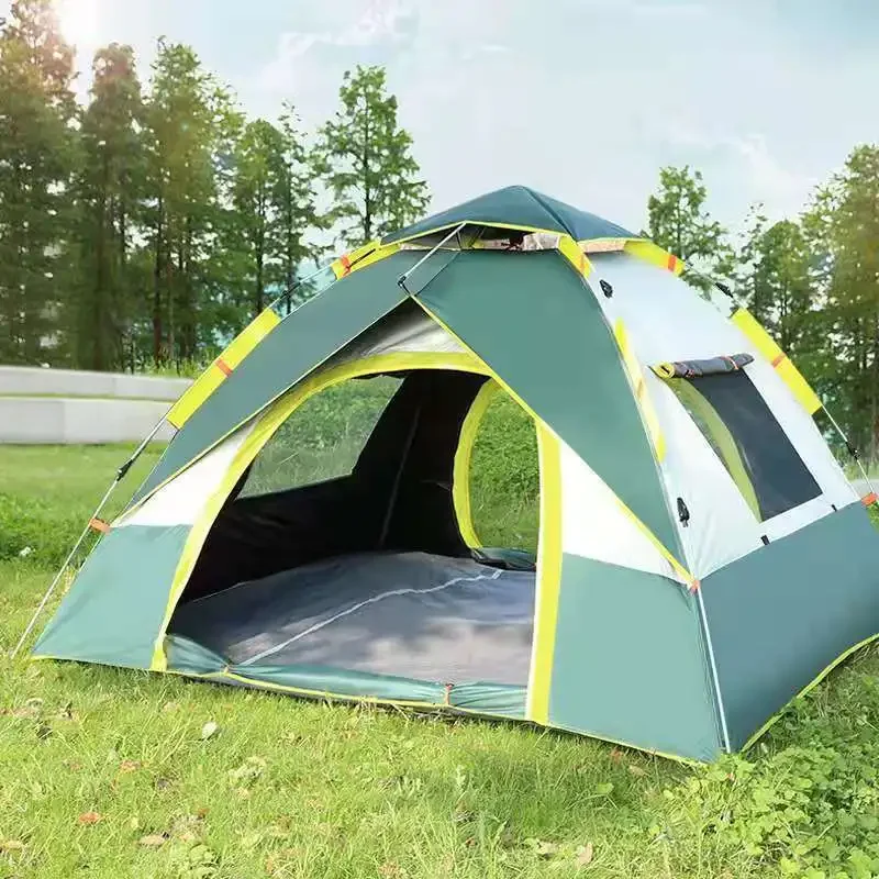 Einfacher Aufbau, automatisches Zelt, 3–4-Personen-Campingzelt, einfacher, sofortiger Aufbau, tragbar, für Rucksackreisen, als Sonnenschutz, für Reisen, Wandern, neu
