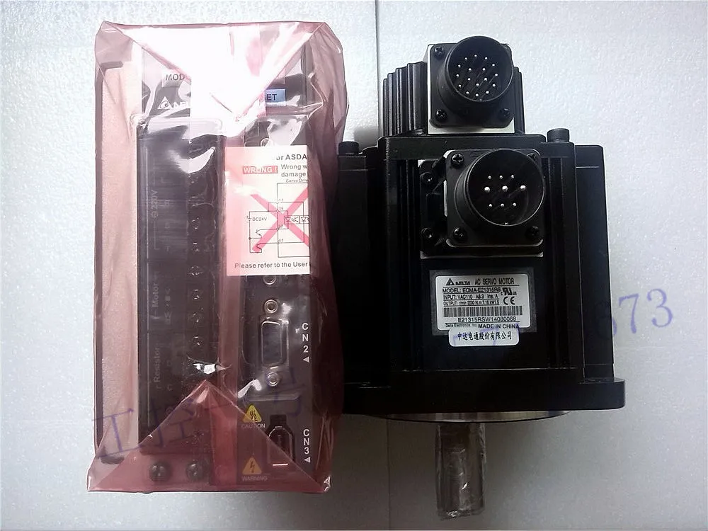 Original Taiwan Delta 1.5KW Servo Motor ECMA-E21315RS + Driver ASD-B2-1521-B Set